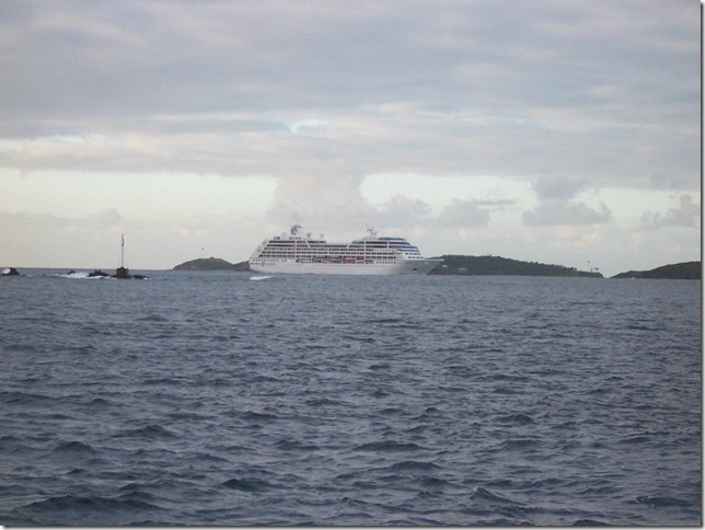 Cruise Ship by Cruz Bay